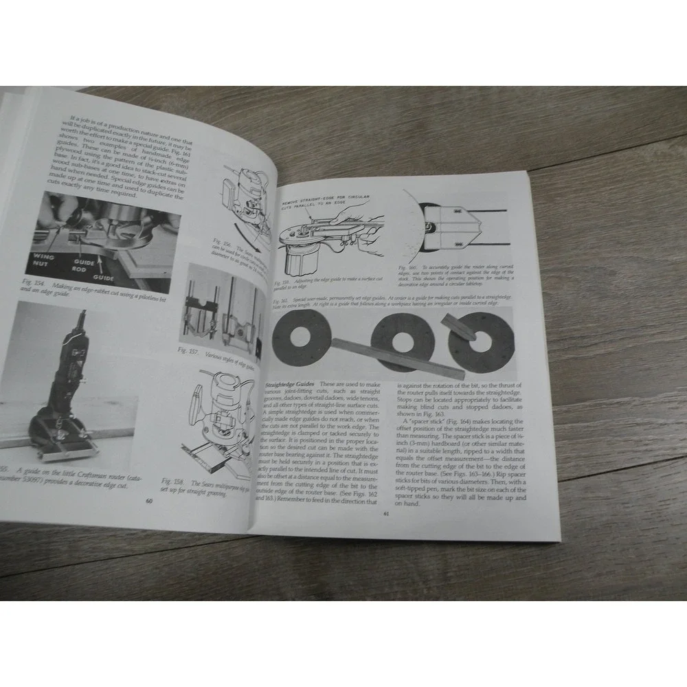 Sears Craftsman Router Handbook Special Edition Woodworking Techniques DIY 1997